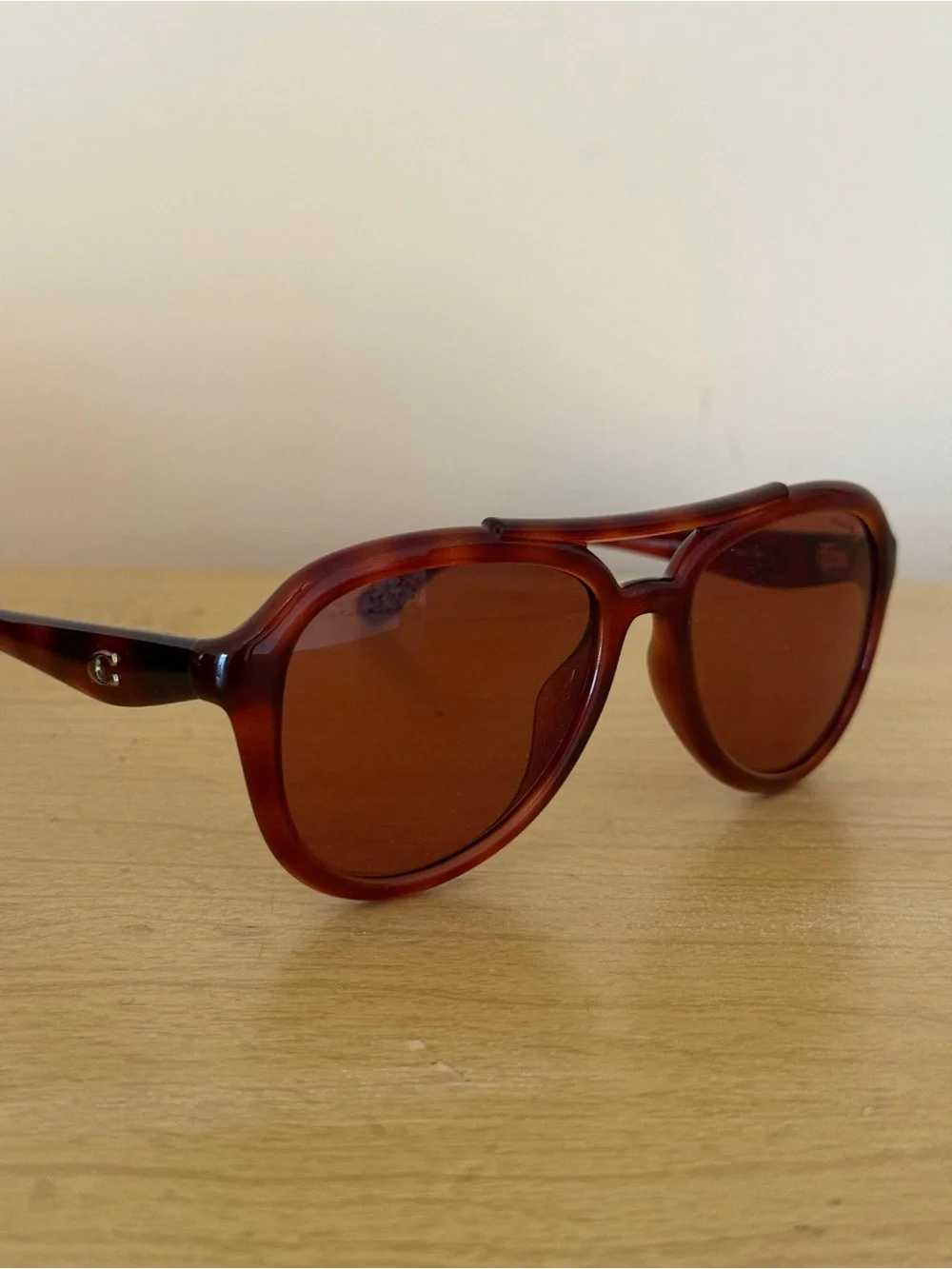 Coach Hardware Pilot Sunglasses